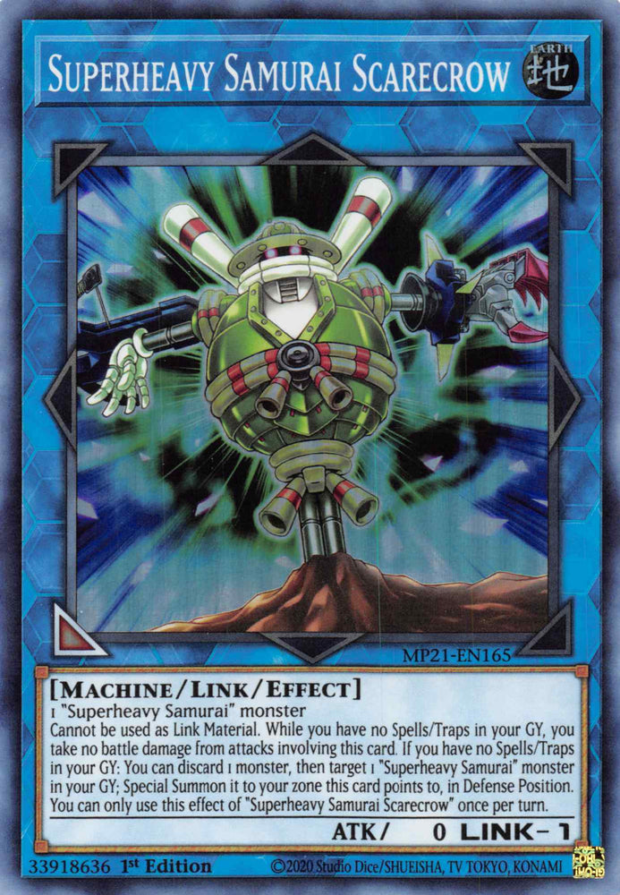 Superheavy Samurai Scarecrow [MP21-EN165] Super Rare Yu-Gi-Oh!