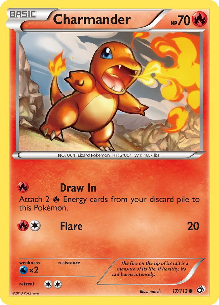 Charmander (17/113) [Black & White: Legendary Treasures] Pokémon