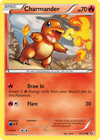 Charmander (17/113) [Black & White: Legendary Treasures] Pokémon