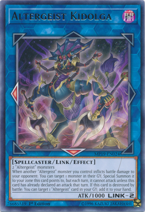 Altergeist Kidolga [MP19-EN024] Rare Yu-Gi-Oh!