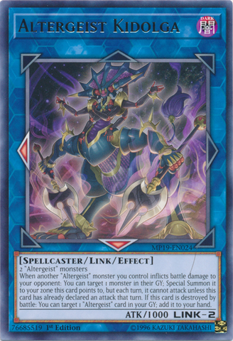 Altergeist Kidolga [MP19-EN024] Rare Yu-Gi-Oh!