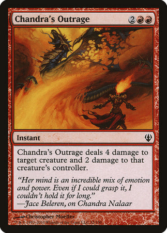 Chandra's Outrage [Archenemy] Magic: The Gathering