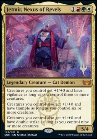 Jetmir, Nexus of Revels (Promo Pack) [Streets of New Capenna Promos] Magic: The Gathering