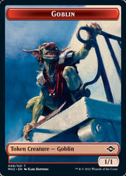 Clue (14) // Goblin Double-Sided Token [Modern Horizons 2 Tokens] Magic: The Gathering