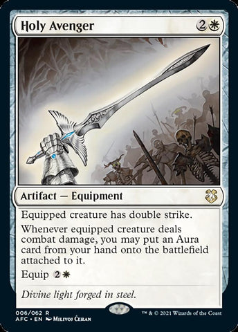 Holy Avenger [Dungeons & Dragons: Adventures in the Forgotten Realms Commander] Magic: The Gathering