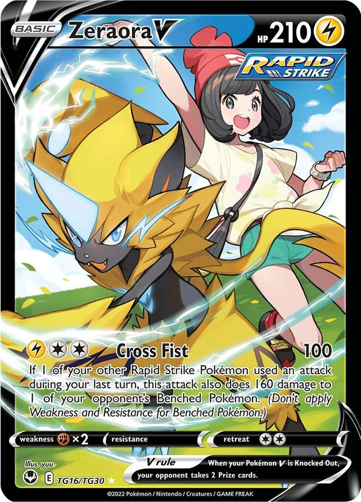 Zeraora V (TG16/TG30) [Sword & Shield: Silver Tempest] Pokémon