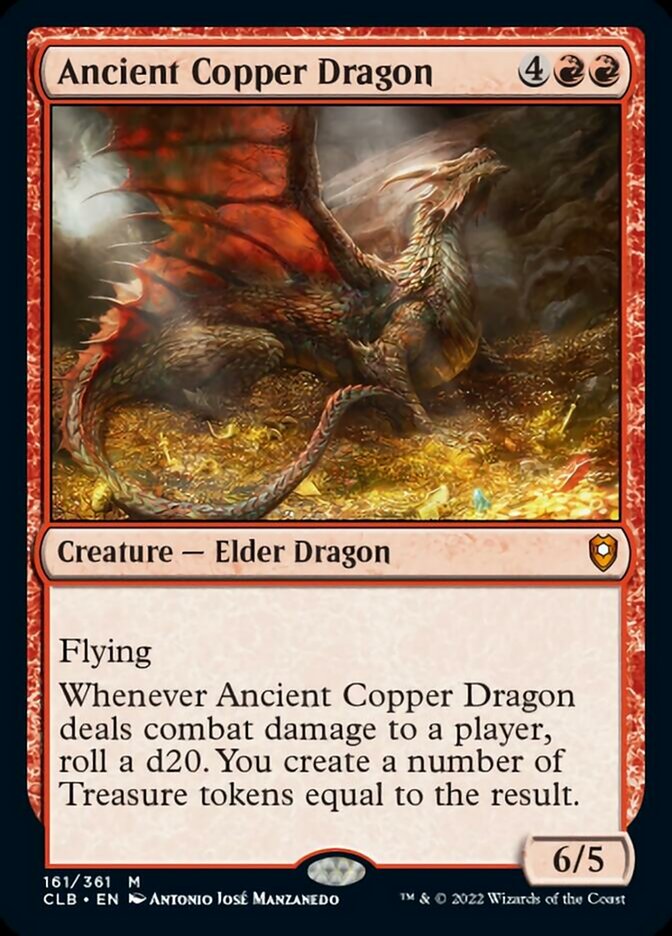 Ancient Copper Dragon [Commander Legends: Battle for Baldur's Gate] Magic: The Gathering