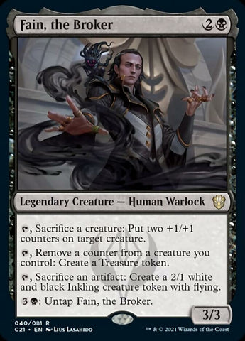 Fain, the Broker [Commander 2021] Magic: The Gathering