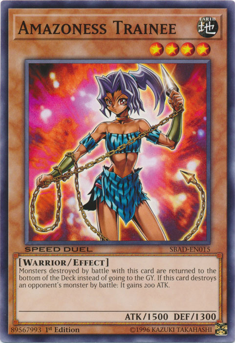 Amazoness Trainee [SBAD-EN015] Common Yu-Gi-Oh!