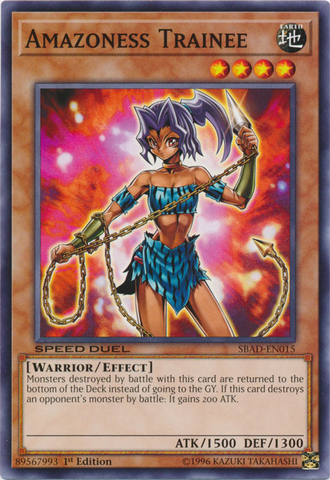 Amazoness Trainee [SBAD-EN015] Common Yu-Gi-Oh!