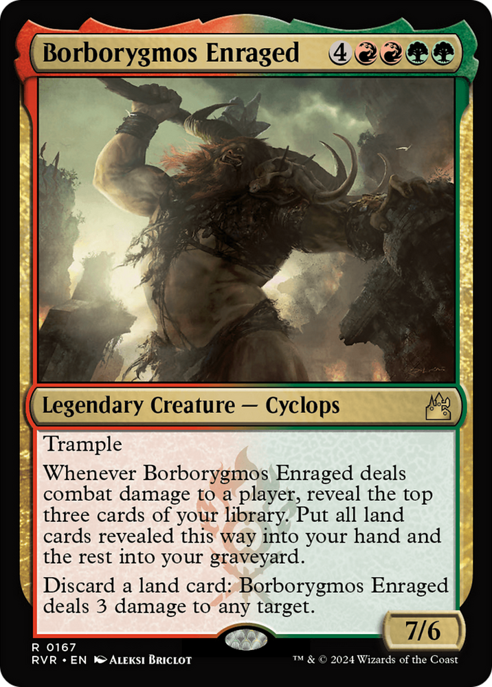 Borborygmos Enraged [Ravnica Remastered] Magic: The Gathering