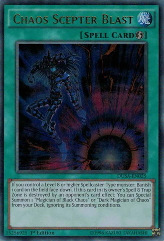 Chaos Scepter Blast [DUSA-EN025] Ultra Rare Yu-Gi-Oh!