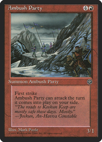 Ambush Party (Joskun Flavor Text) [Homelands] Magic: The Gathering