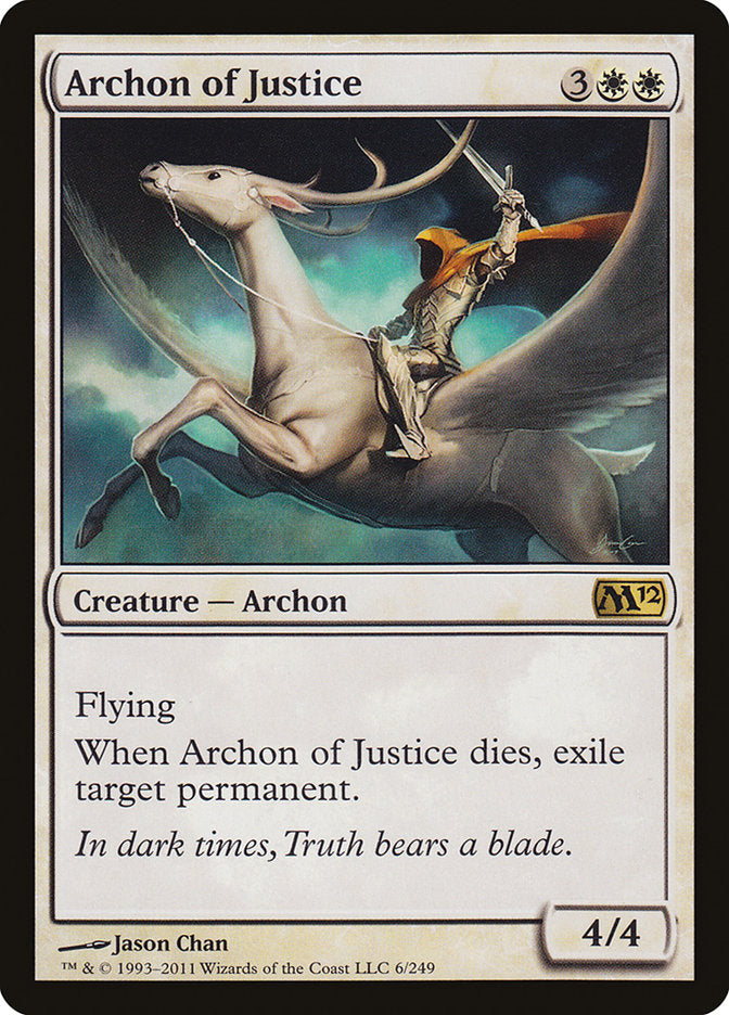 Archon of Justice [Magic 2012] Magic: The Gathering
