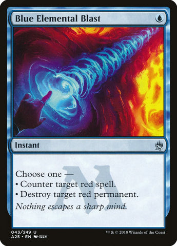 Blue Elemental Blast [Masters 25] Magic: The Gathering