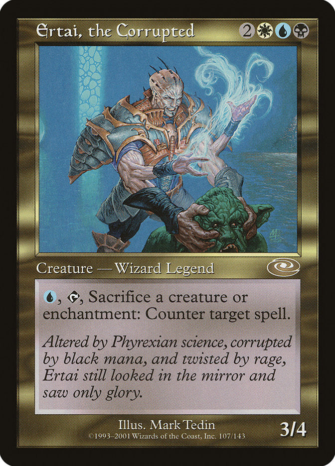 Ertai, the Corrupted (Mark Tedin) [Planeshift] Magic: The Gathering