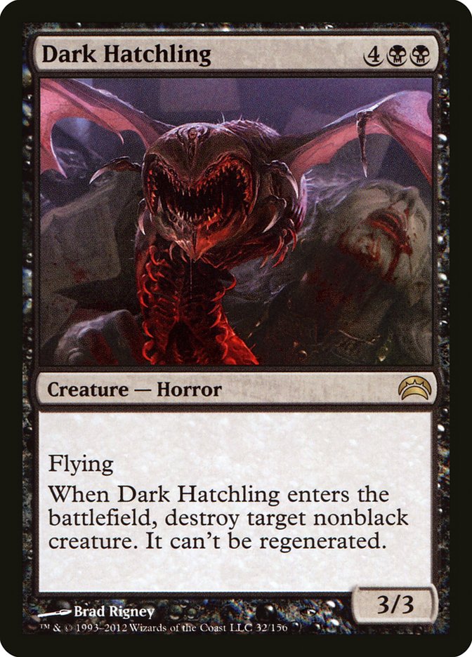 Dark Hatchling [Planechase 2012] Magic: The Gathering