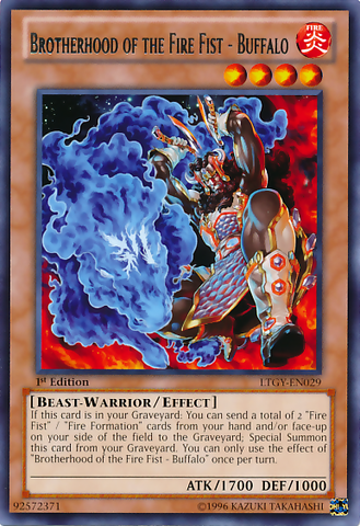 Brotherhood of the Fire Fist - Buffalo [LTGY-EN029] Rare Yu-Gi-Oh!