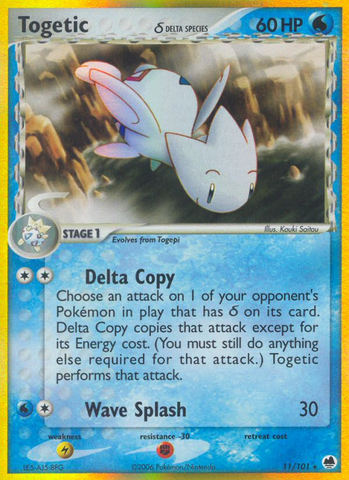 Togetic (11/101) (Delta Species) [EX: Dragon Frontiers] Pokémon