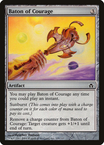 Baton of Courage [Fifth Dawn] Magic: The Gathering