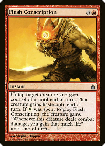 Flash Conscription [Ravnica: City of Guilds] Magic: The Gathering