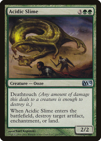 Acidic Slime [Magic 2012] Magic: The Gathering