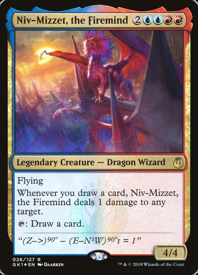 Niv-Mizzet, the Firemind [Guilds of Ravnica Guild Kit] Magic: The Gathering