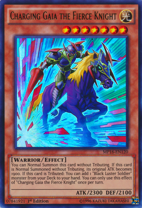 Charging Gaia the Fierce Knight [MP16-EN120] Ultra Rare Yu-Gi-Oh!