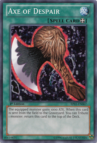 Axe of Despair [BP01-EN067] Common Yu-Gi-Oh!