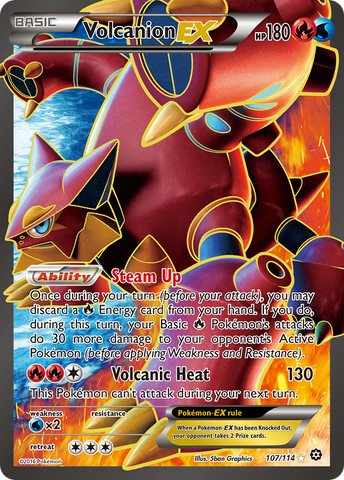Volcanion EX (107/114) [XY: Steam Siege] Pokémon