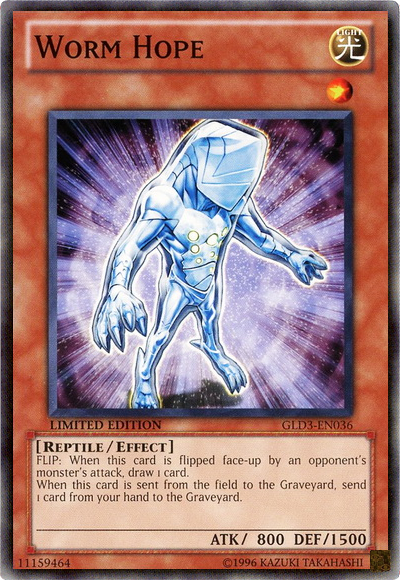 Worm Hope [GLD3-EN036] Common Yu-Gi-Oh!
