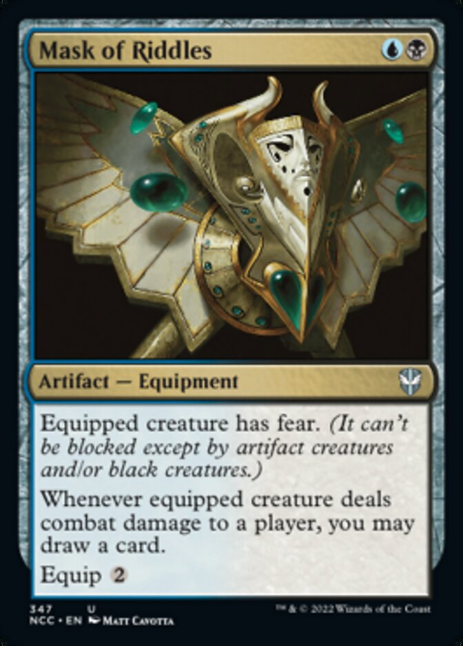 Mask of Riddles [Streets of New Capenna Commander] Magic: The Gathering