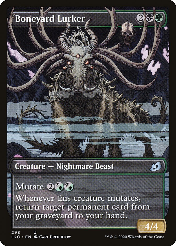 Boneyard Lurker (Showcase) [Ikoria: Lair of Behemoths] Magic: The Gathering
