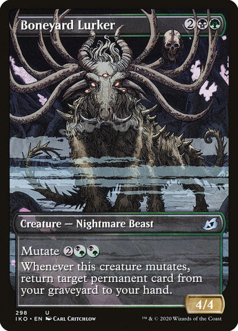 Boneyard Lurker (Showcase) [Ikoria: Lair of Behemoths] Magic: The Gathering