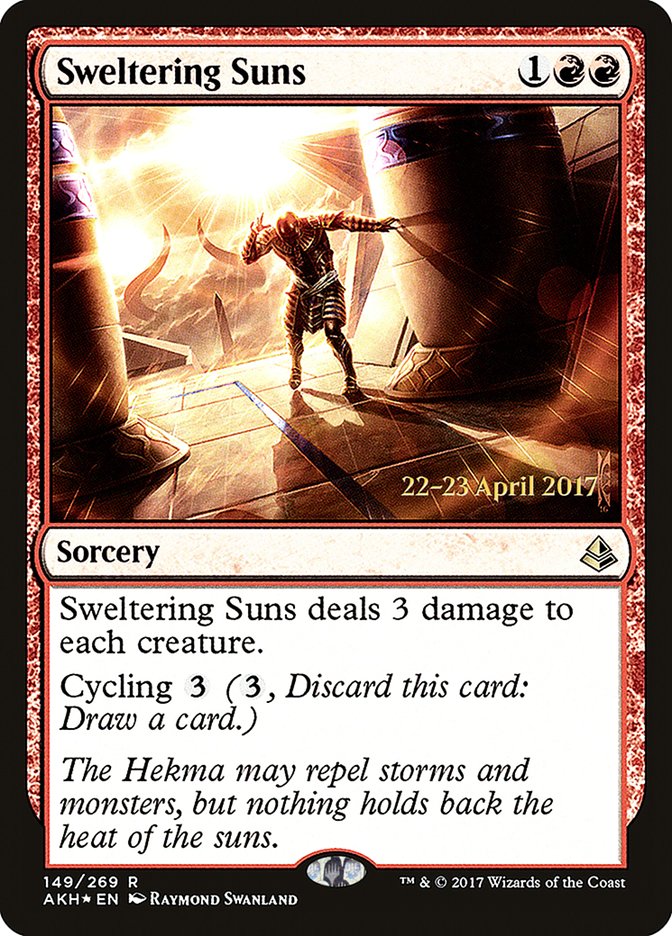 Sweltering Suns [Amonkhet Prerelease Promos] Magic: The Gathering