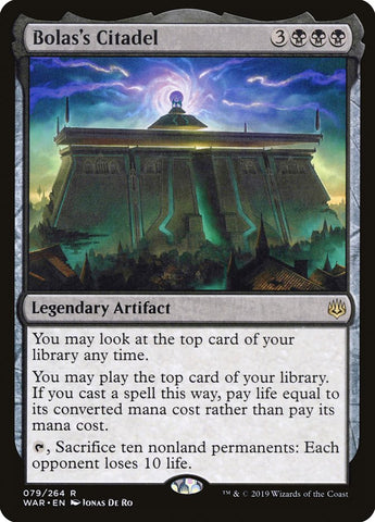 Bolas's Citadel [War of the Spark] Magic: The Gathering