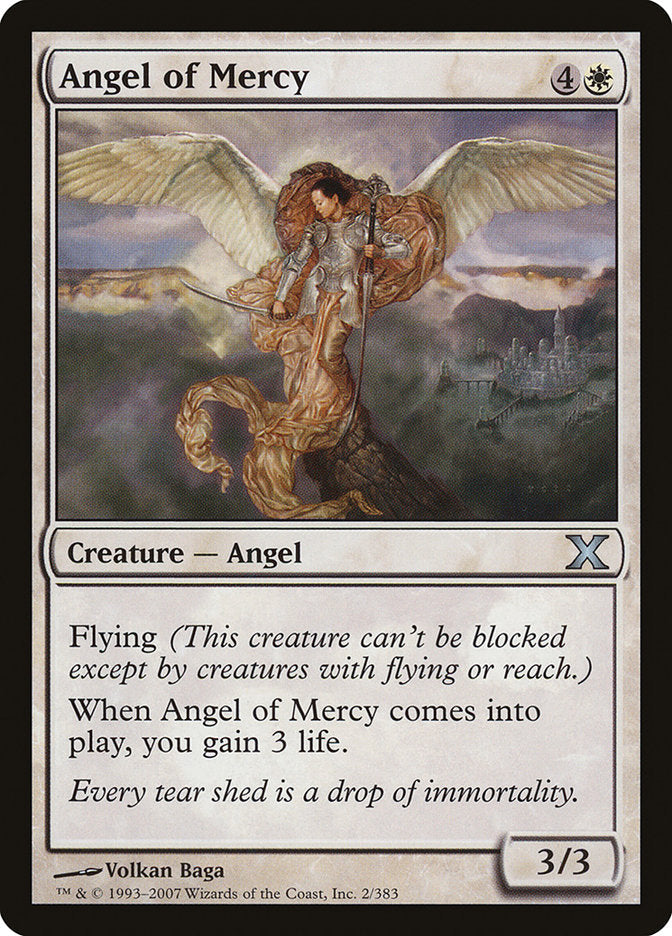 Angel of Mercy [Tenth Edition] Magic: The Gathering