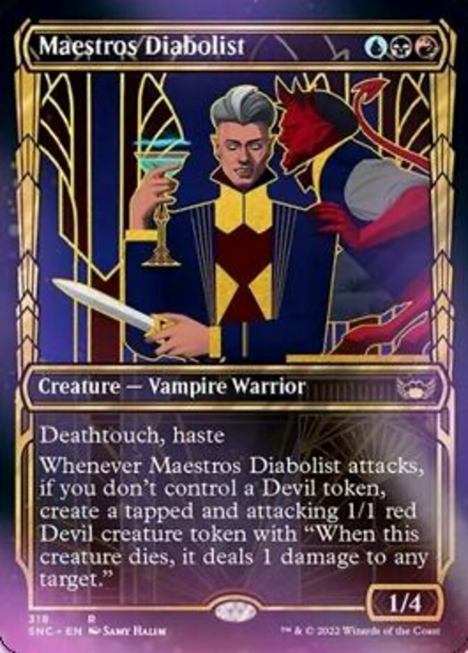 Maestros Diabolist (Showcase Golden Age) [Streets of New Capenna] Magic: The Gathering