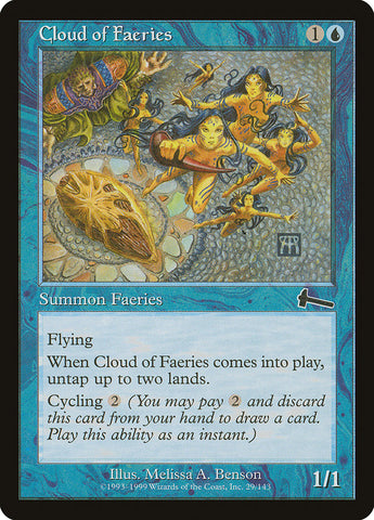 Cloud of Faeries [Urza's Legacy] Magic: The Gathering