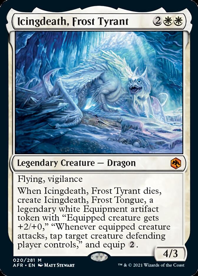 Icingdeath, Frost Tyrant [Dungeons & Dragons: Adventures in the Forgotten Realms] Magic: The Gathering