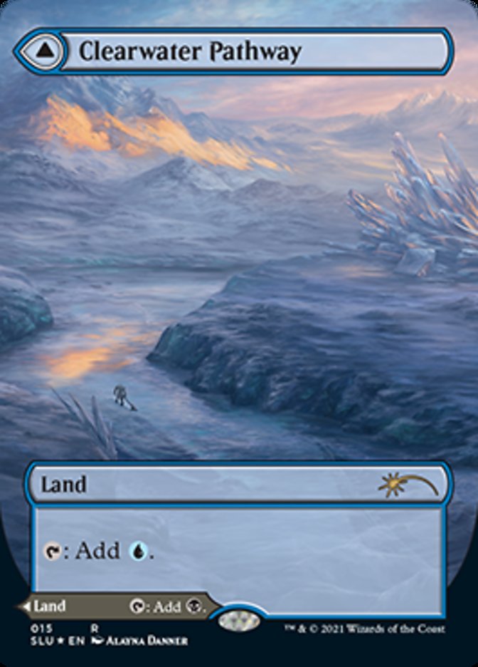 Clearwater Pathway // Murkwater Pathway (Borderless) [Secret Lair: Ultimate Edition 2] Magic: The Gathering