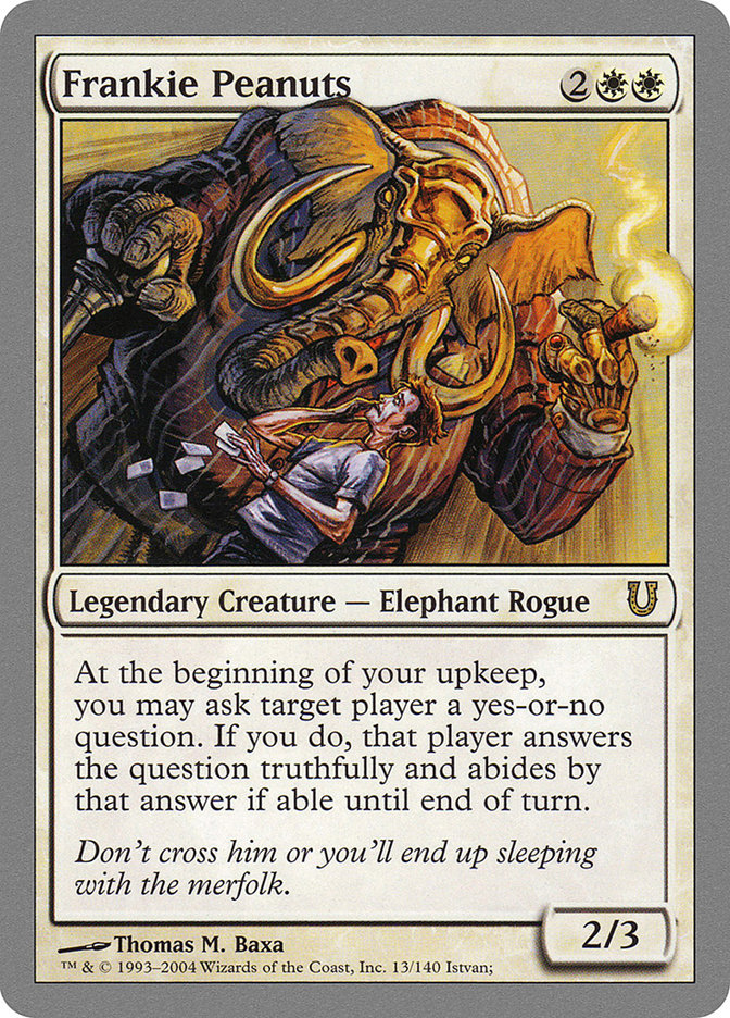 Frankie Peanuts [Unhinged] Magic: The Gathering