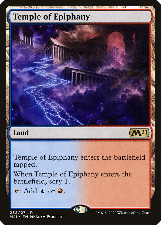 Temple of Epiphany [Core Set 2021] Magic: The Gathering