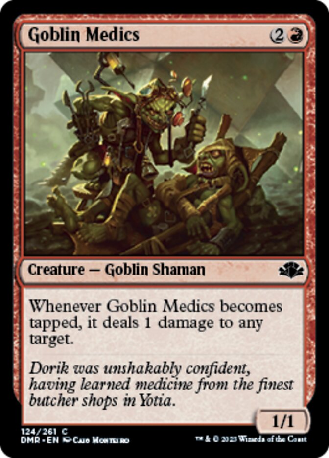 Goblin Medics [Dominaria Remastered] Magic: The Gathering