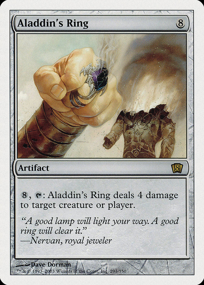 Aladdin's Ring [Eighth Edition] Magic: The Gathering