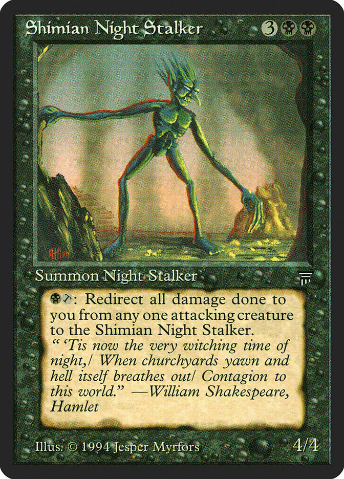 Shimian Night Stalker [Legends] Magic: The Gathering