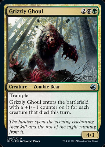 Grizzly Ghoul [Innistrad: Midnight Hunt] Magic: The Gathering