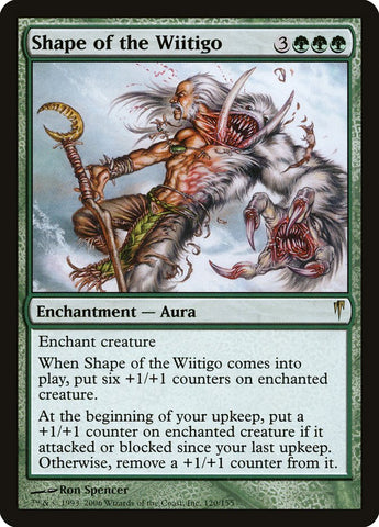 Shape of the Wiitigo [Coldsnap] Magic: The Gathering