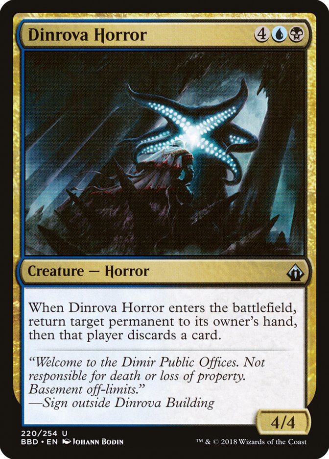 Dinrova Horror [Battlebond] Magic: The Gathering