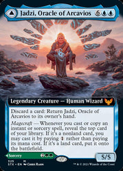 Jadzi, Oracle of Arcavios // Journey to the Oracle (Extended Art) [Strixhaven: School of Mages] Magic: The Gathering